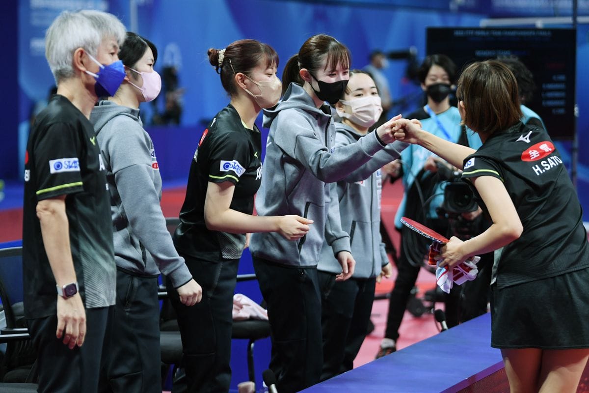 世界卓球22成都 日本女子 3連勝で決勝トーナメント進出を確定 卓球レポート