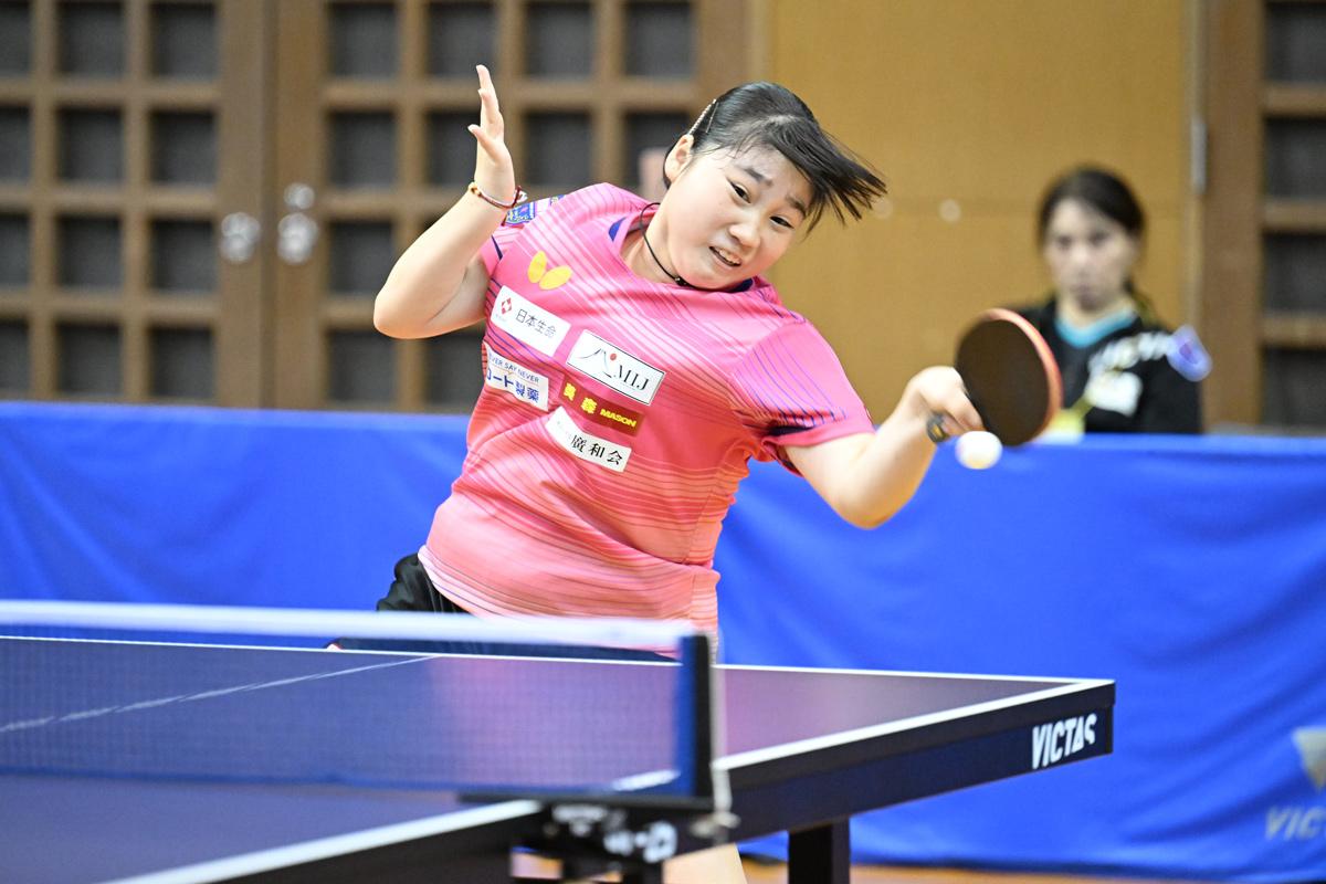 2024年全日本卓球選手権大会（カデットの部） 14歳以下女子シングルス4回戦結果｜卓球レポート